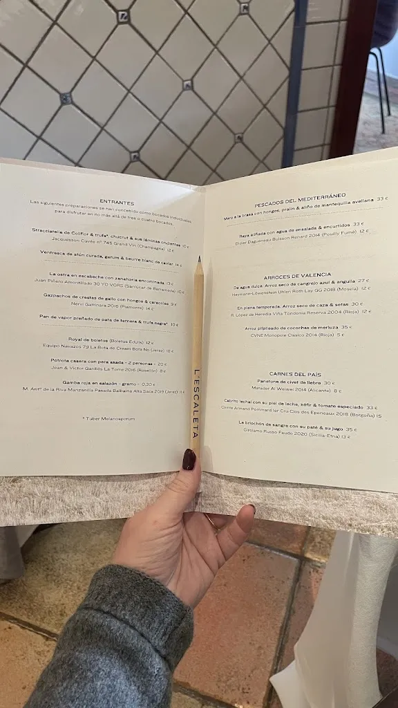 Menu_Restaurante L'Escaleta_Cocentaina_immagine_1