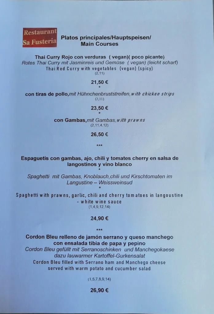 Menu_Restaurant Sa Fusteria_Salines Ses_image_1