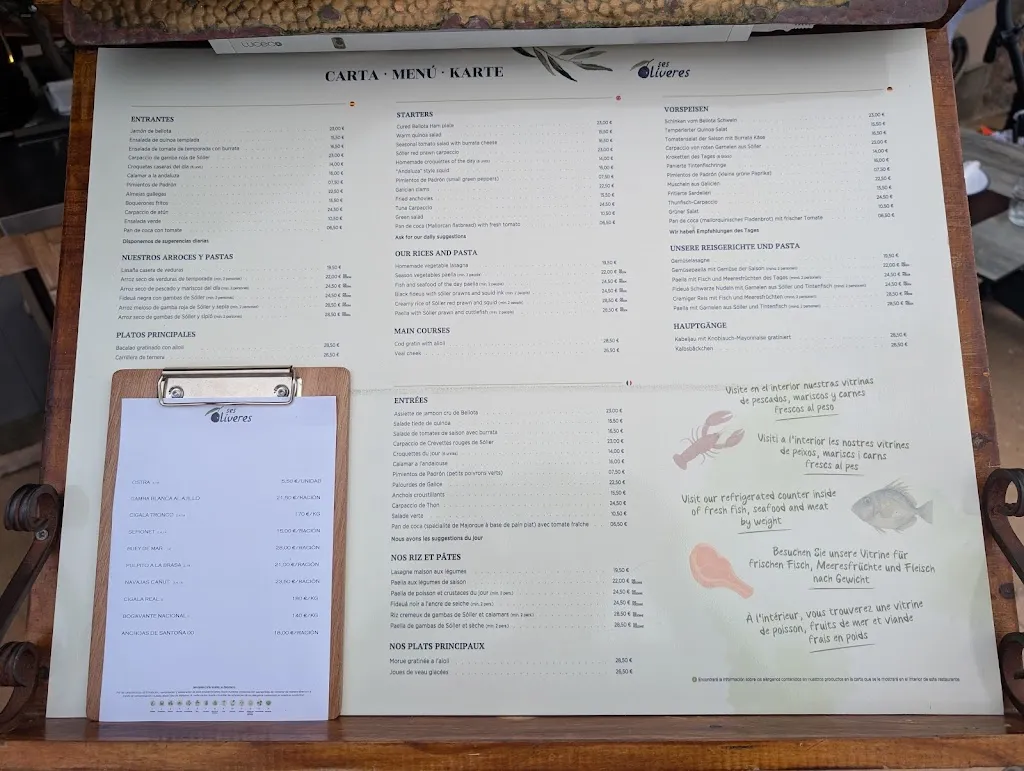 Menu_Ses Oliveres_Port de Sóller_image_1