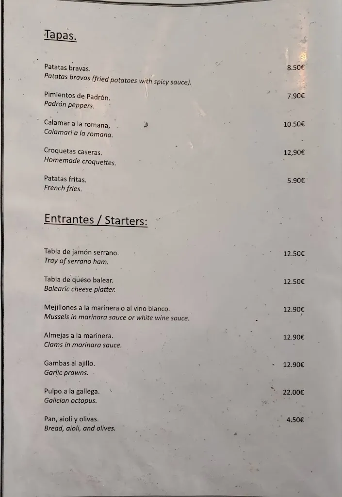 Menu_Bon Vi Restaurant_Port de Sóller_immagine_1