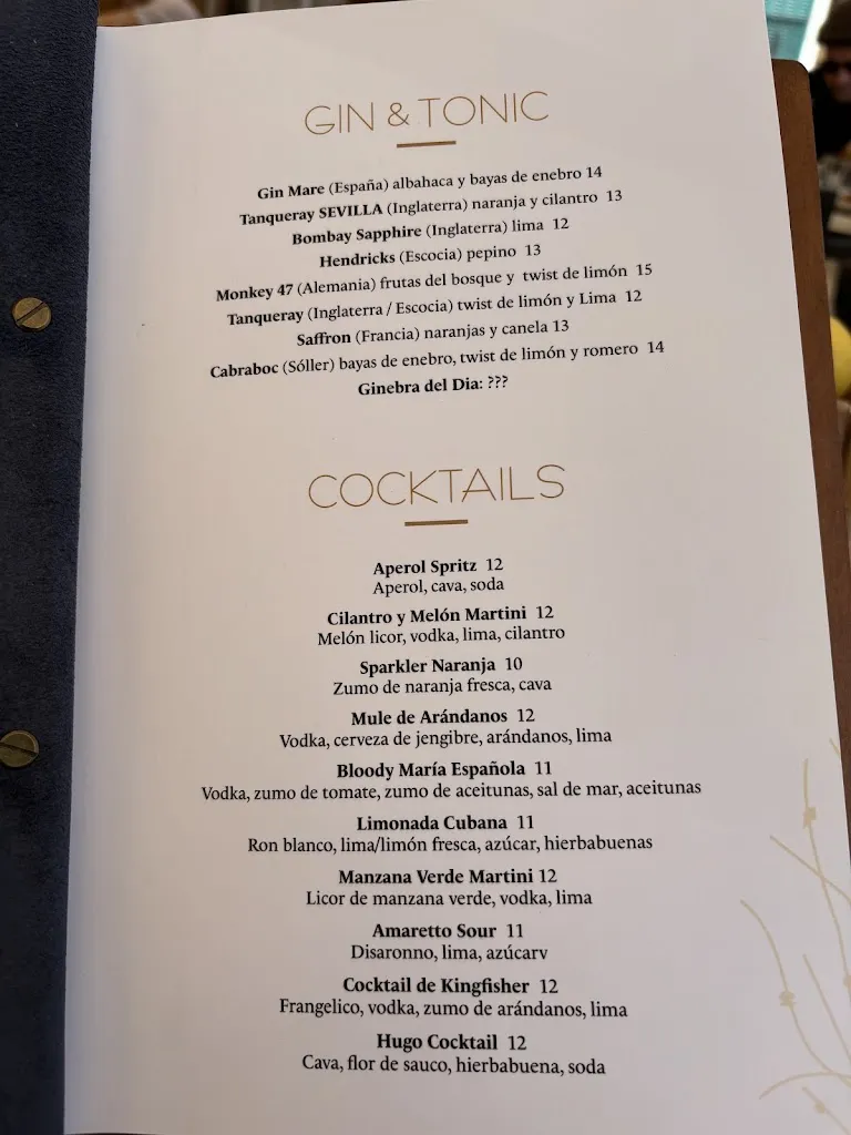 Menu_Kingfisher Restaurant_Port de Sóller_image_2