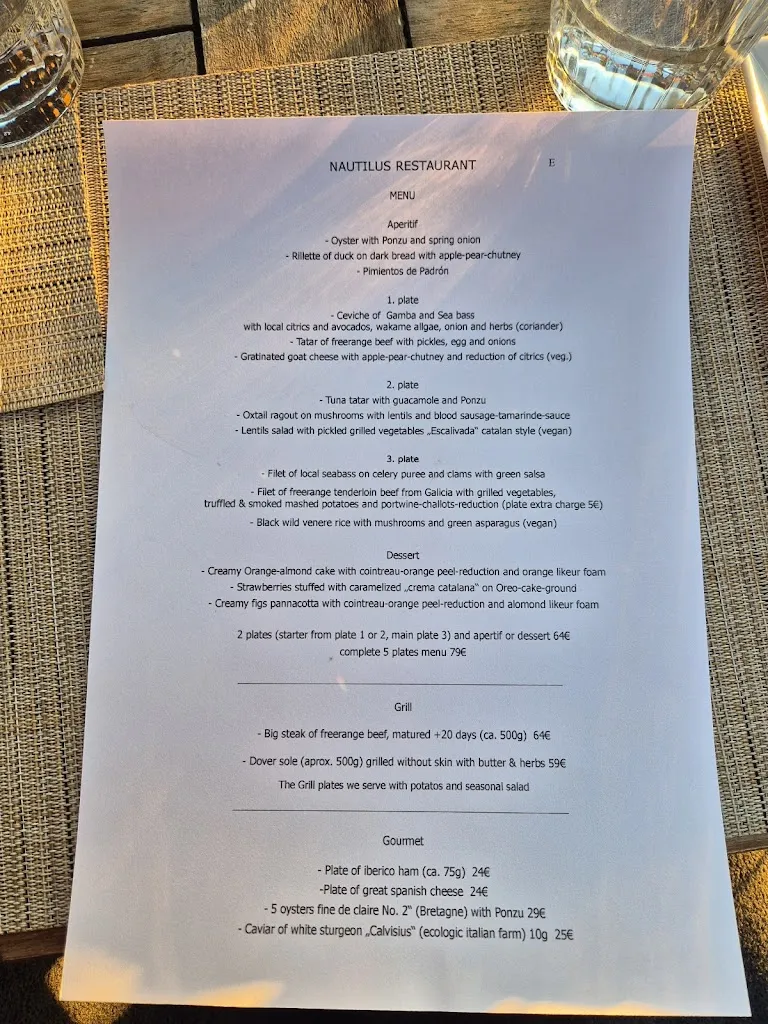 Menu_Restaurant Nautilus_Port de Sóller_immagine_2