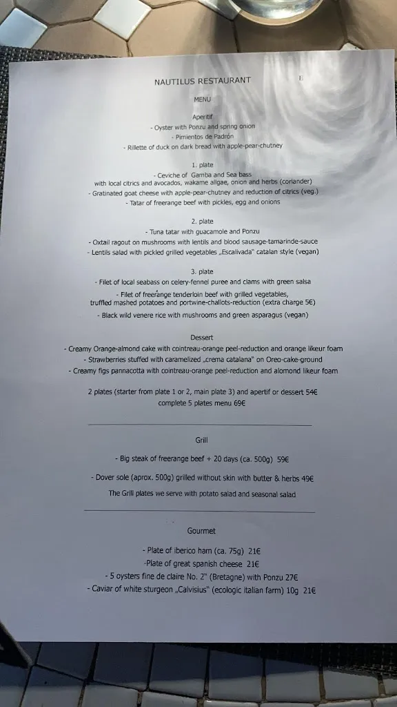 Menu_Restaurant Nautilus_Port de Sóller_immagine_3