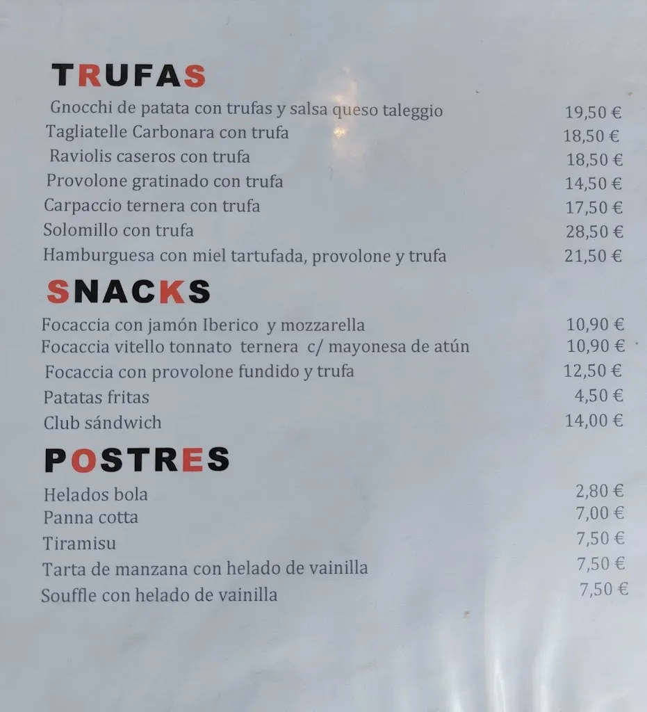 Menu_54 beach club_Port de Sóller_image_1