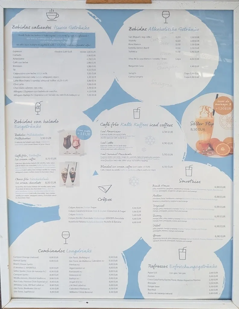 Menu_Beach House Port Sóller_Port de Sóller_image_1