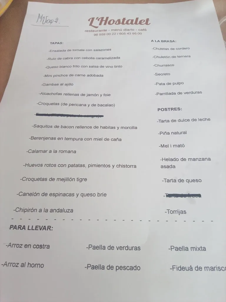 Menu_Restaurant L'Hostalet_Cocentaina_image_3