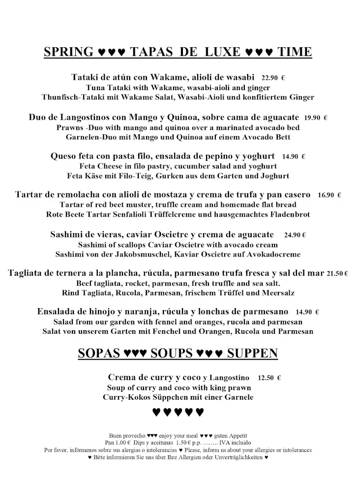 Menu_Restaurant Agapanto Flor de l'Amor_Port de Sóller_image_2