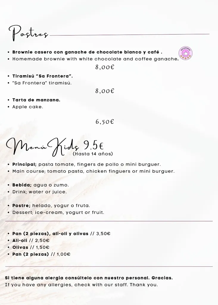 Menu_Sa Frontera_Port de Sóller_immagine_3