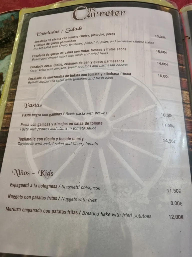 Menu_Restaurante Cas Carreter_Port de Sóller_image_4