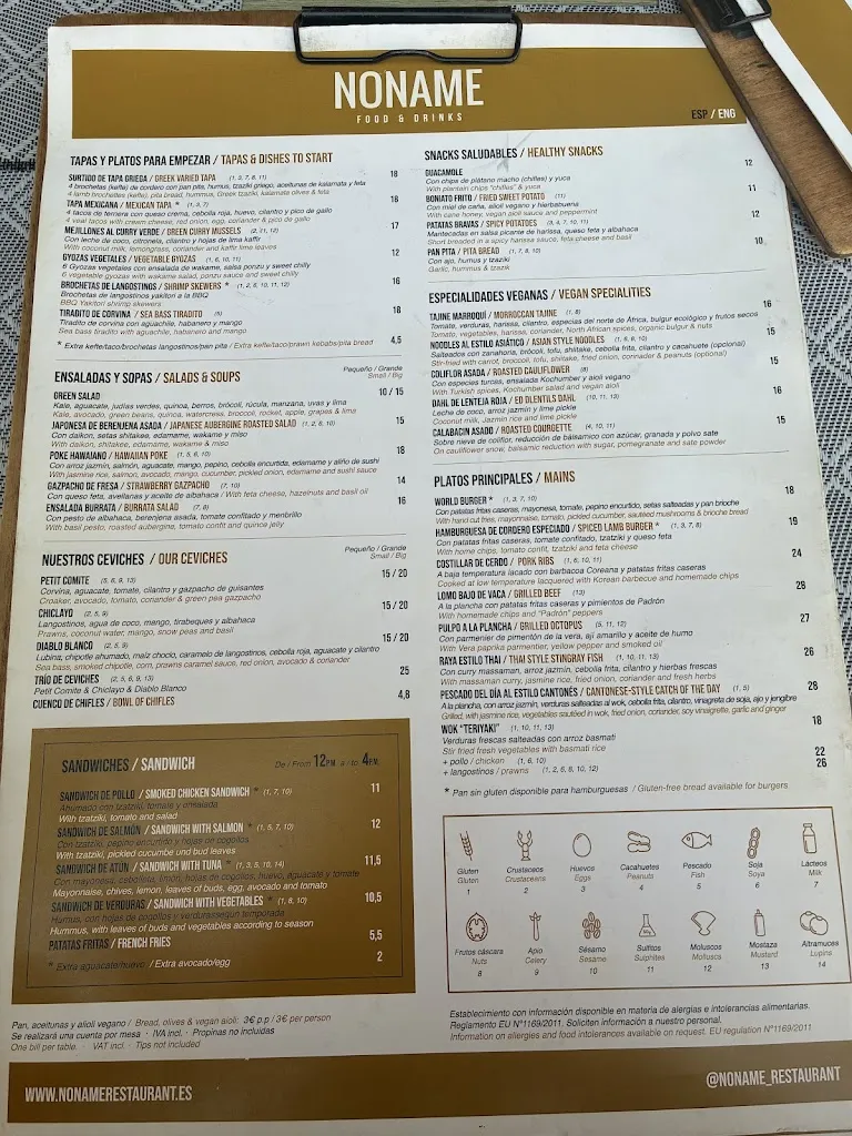 Menu_Noname Food & Drinks_Port de Sóller_image_1