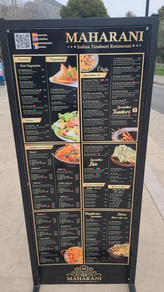 Menu_Maharani Indian Tandoori Restaurant_Port de Sóller_image_1