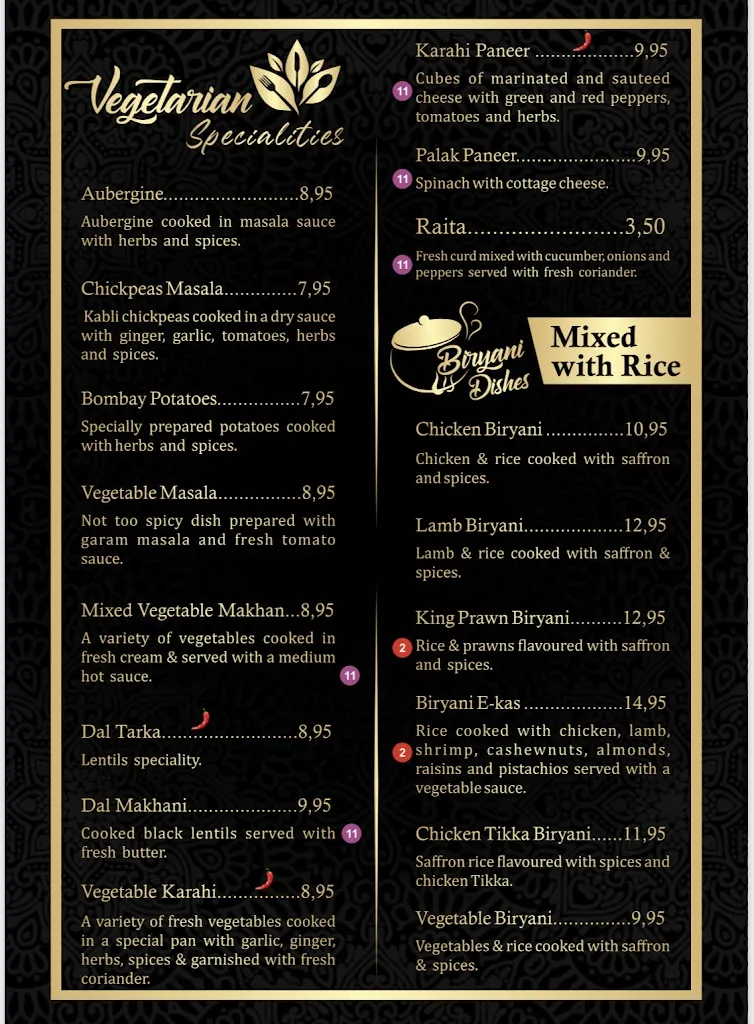 Menu_Maharani Indian Tandoori Restaurant_Port de Sóller_image_3