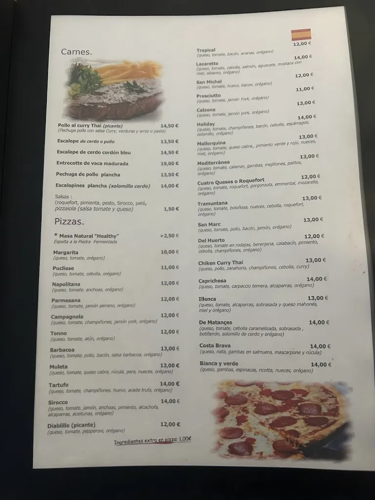 Menu_Restaurant Pizzeria Sirocco_Port de Sóller_image_2