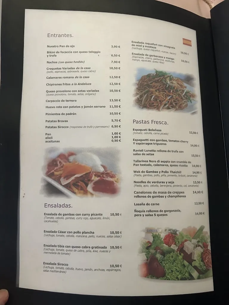 Menu_Restaurant Pizzeria Sirocco_Port de Sóller_image_3