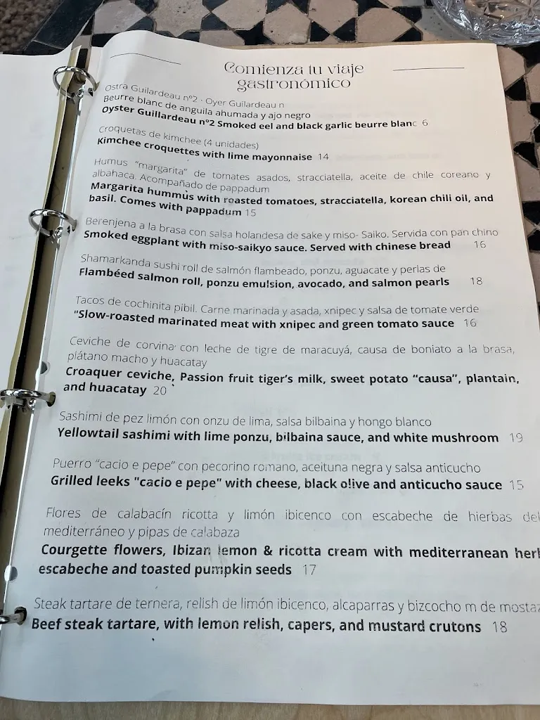 Menu_Shamarkanda Restaurante Ibiza_Sant Joan de Labritja_image_2