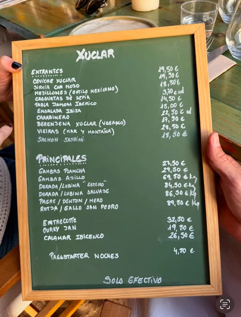 Menu_Chiringuito Cala Xuclar_Sant Joan de Labritja_image_2
