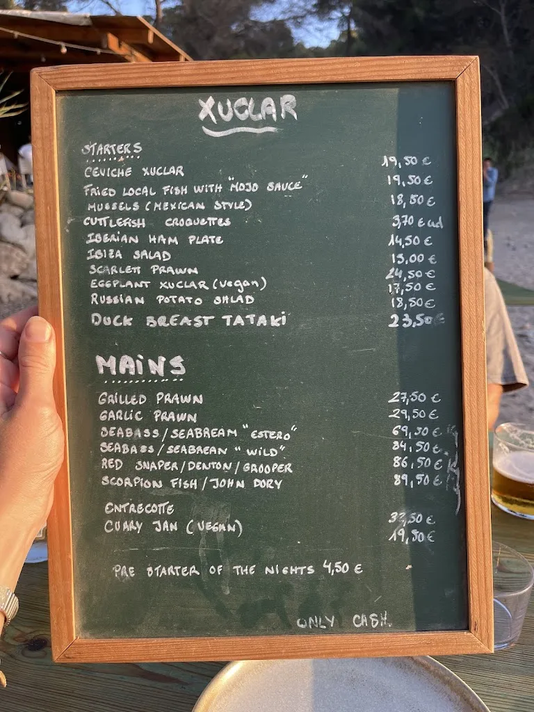 Menu_Chiringuito Cala Xuclar_Sant Joan de Labritja_image_3