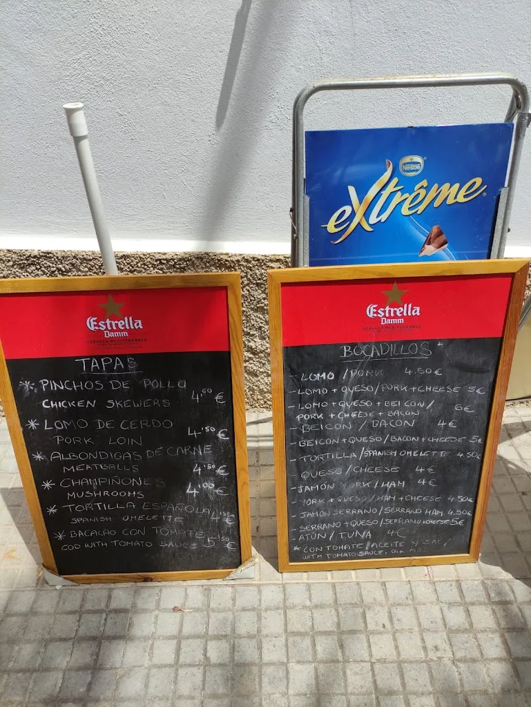 Menu_Bar Kiosko_Sant Joan de Labritja_immagine_1