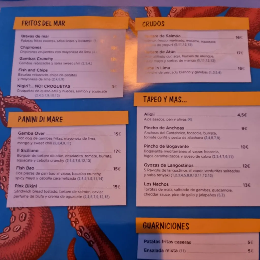 Menu_La Pezqueria Formentera_Sant Francesc de Formentera_image_1