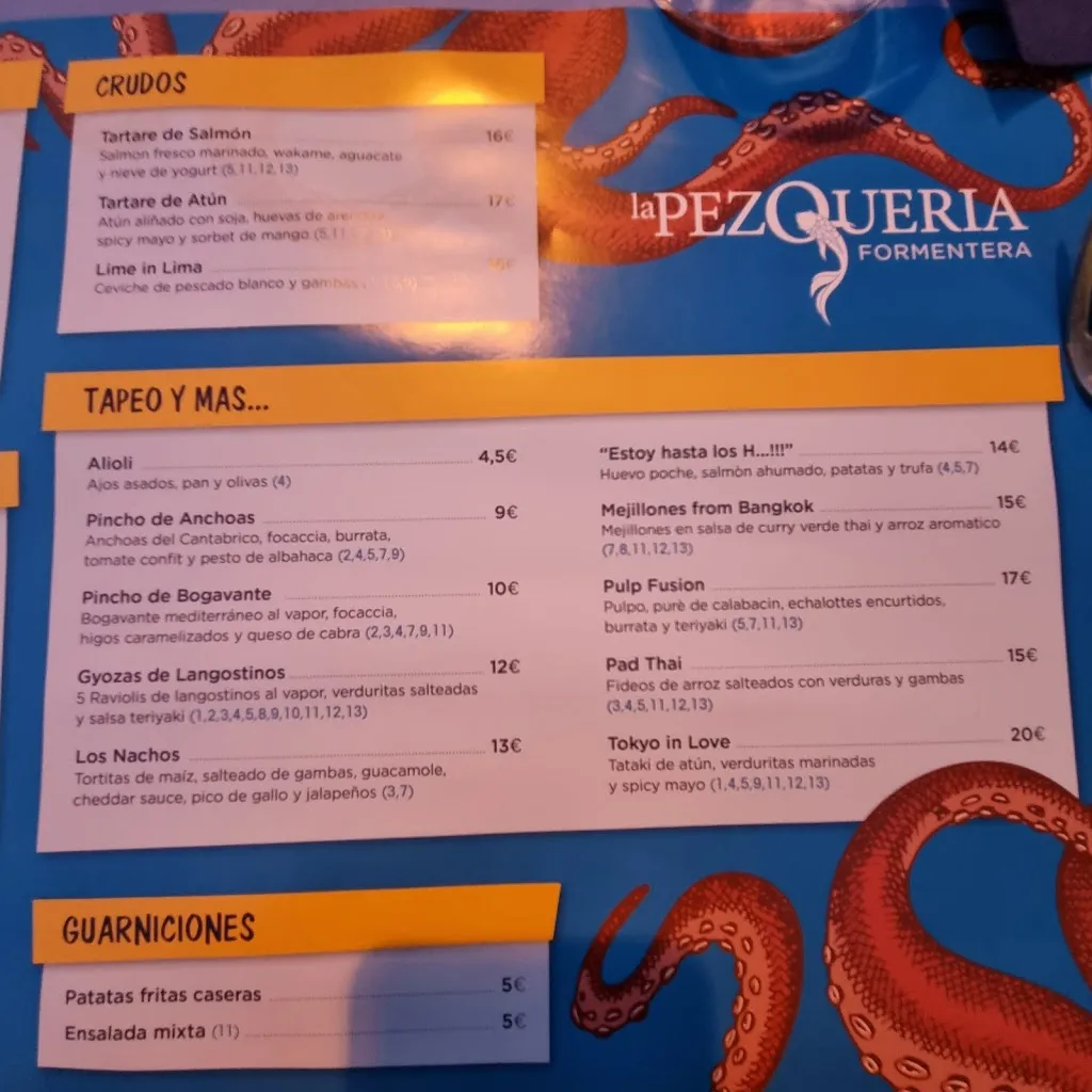 Menu_La Pezqueria Formentera_Sant Francesc de Formentera_image_3