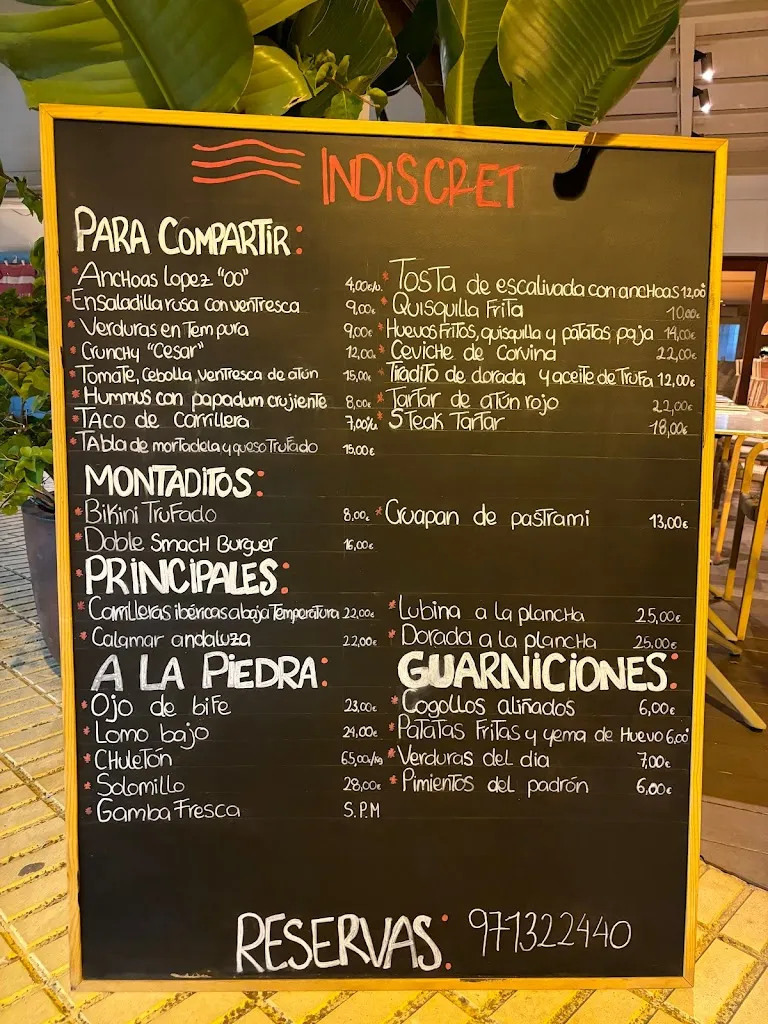 Menu_Indiscret_Sant Francesc de Formentera_image_1