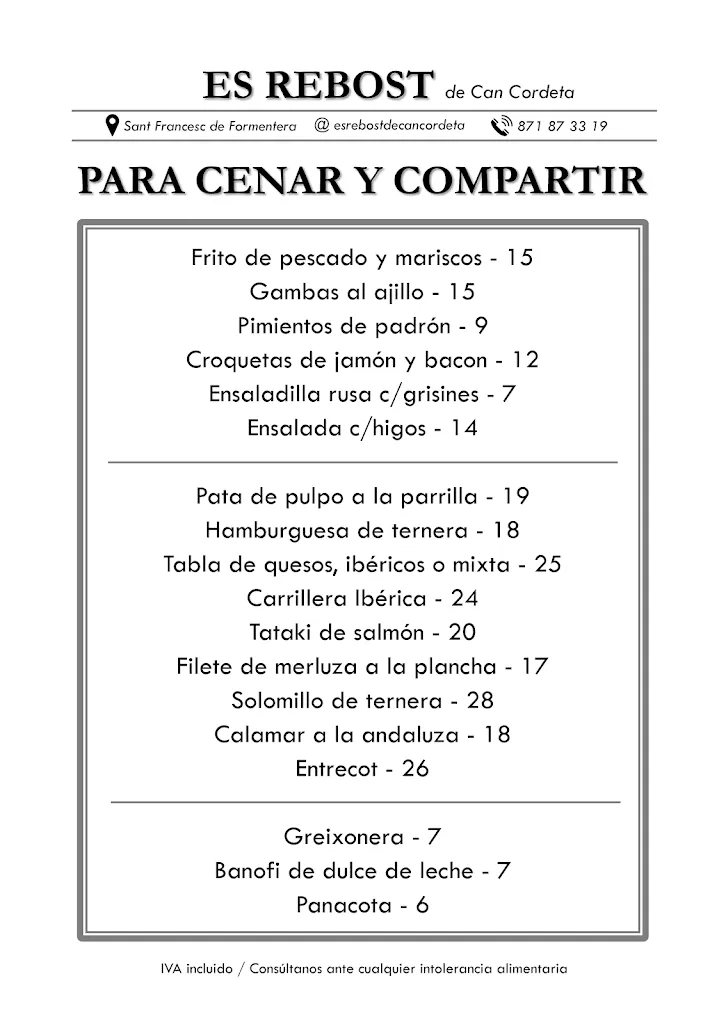 Menu_Es Rebost de Can Cordeta_Sant Francesc de Formentera_image_1