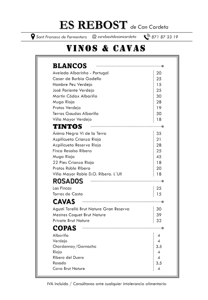 Menu_Es Rebost de Can Cordeta_Sant Francesc de Formentera_image_2