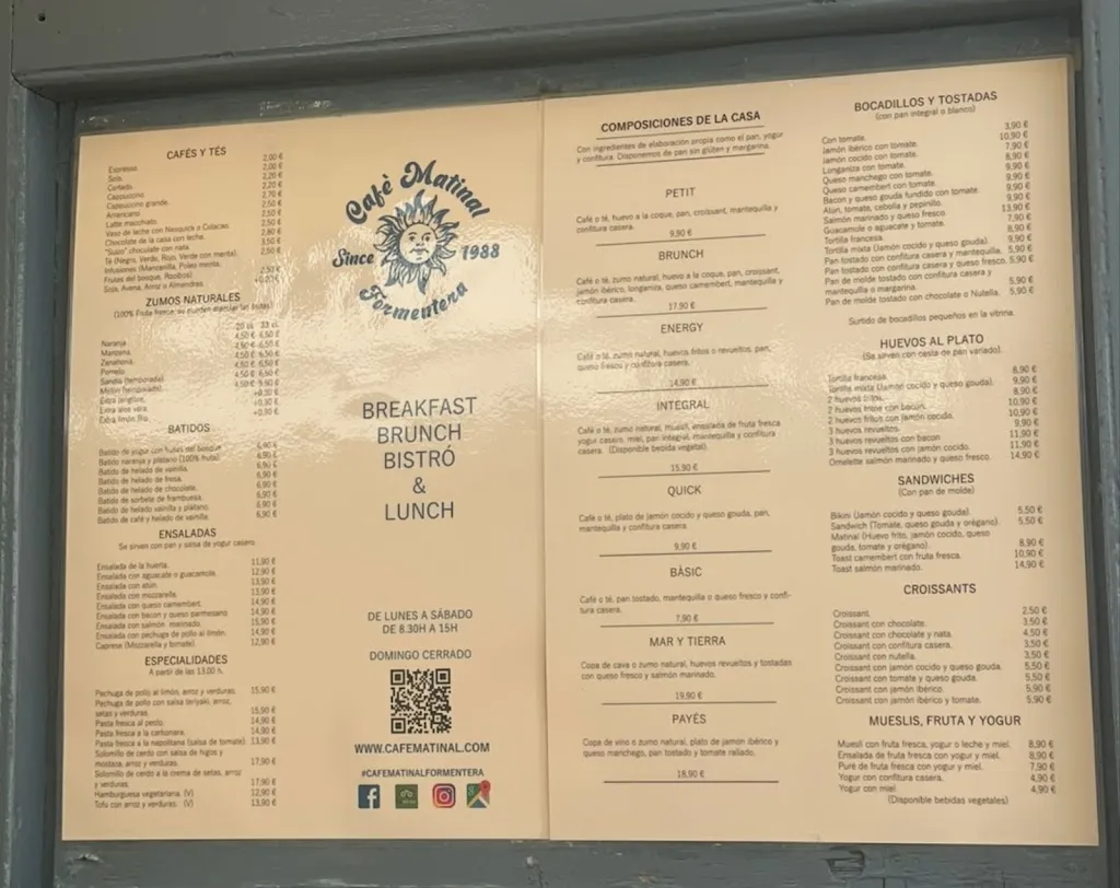 Menu_Café Matinal_Sant Francesc de Formentera_image_1