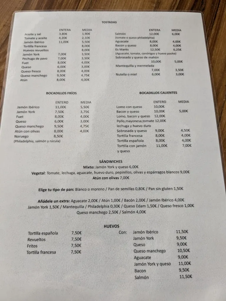 Menu_Restaurant Es Marès_Sant Francesc de Formentera_image_2