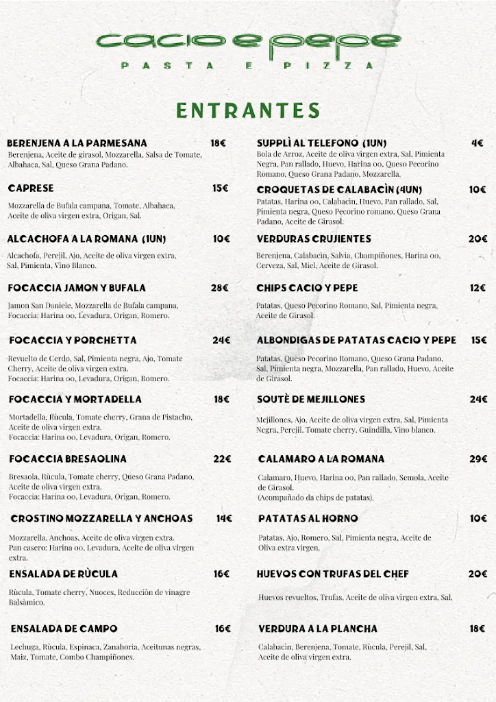 Menu_Cacio e Pepe Formentera_Sant Francesc de Formentera_image_1