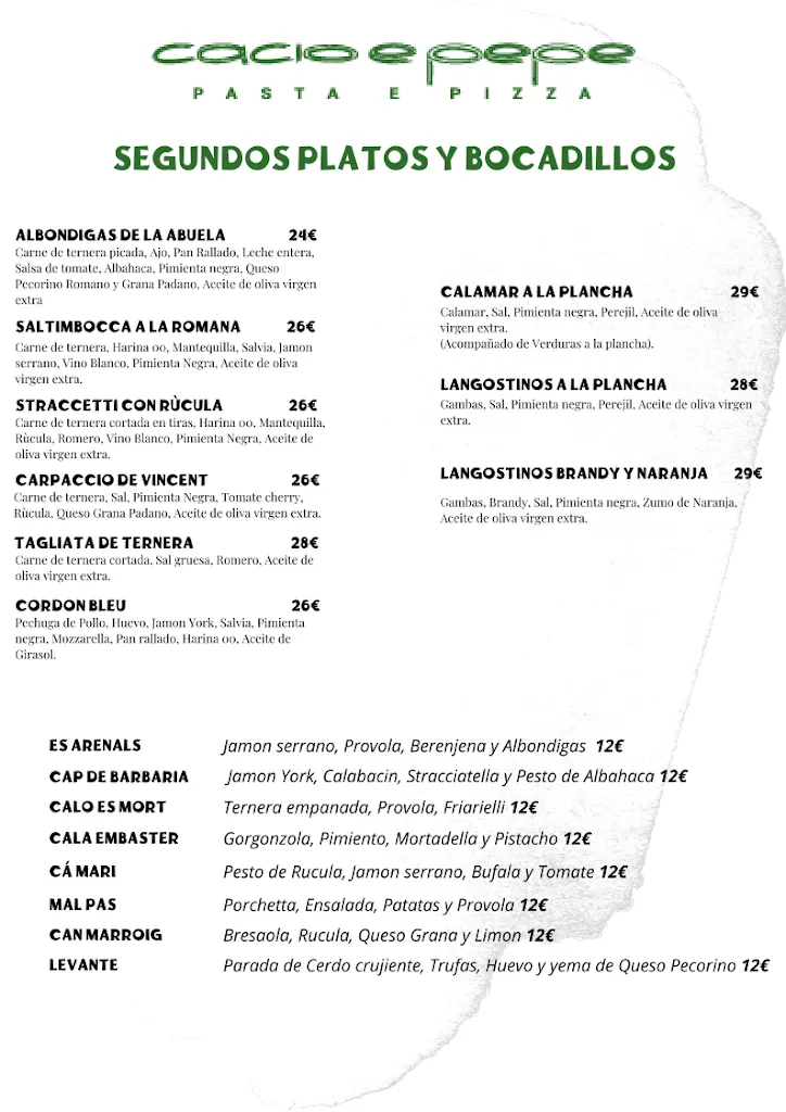 Menu_Cacio e Pepe Formentera_Sant Francesc de Formentera_image_4