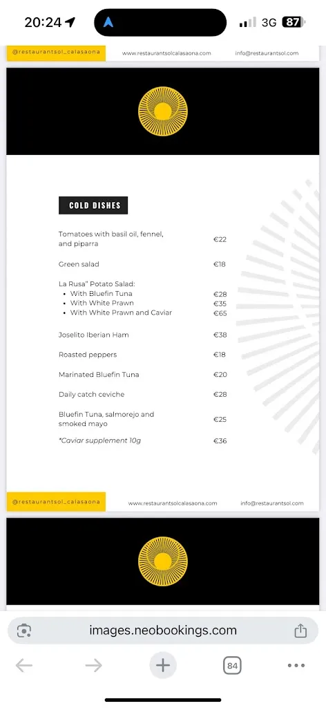 Menu_Restaurant Sol Cala Saona_Sant Francesc de Formentera_image_3