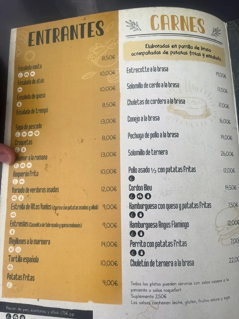 Menu_Flamingo Bar Restaurant_Porto Cristo_image_3