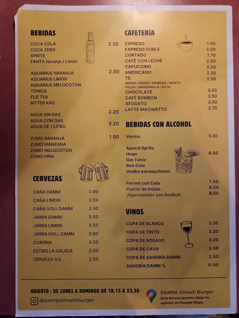 Menu_PAMPA Smash Burger_Porto Cristo_image_1