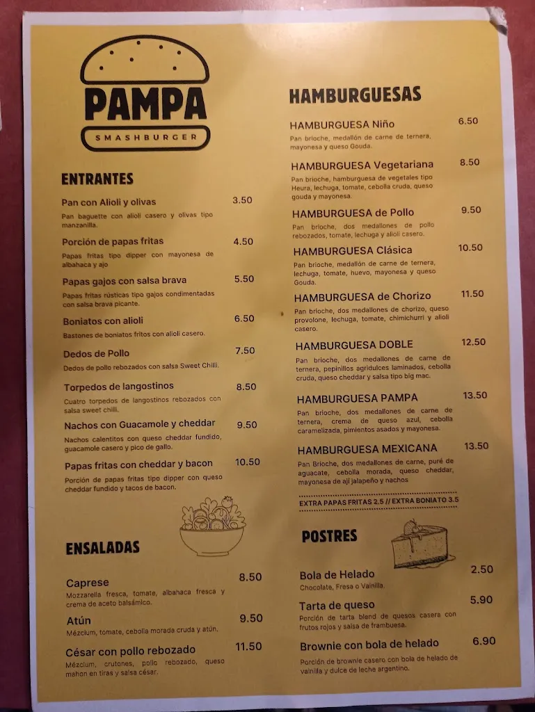 Menu_PAMPA Smash Burger_Porto Cristo_image_3