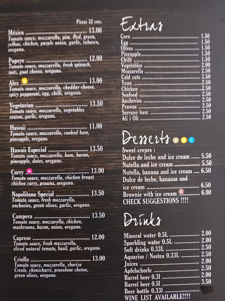 Menu_Pizzería La Nonna de Portocristo_Porto Cristo_image_4