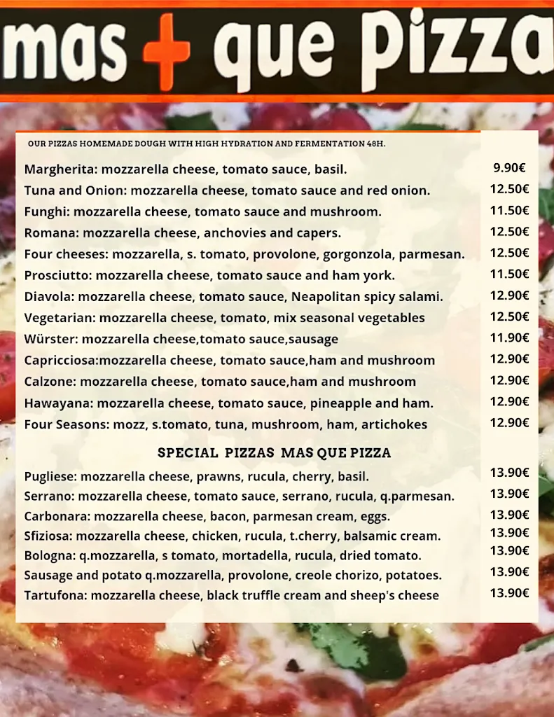 Menu_MAS QUE PIZZA Porto Cristo_Porto Cristo_image_4