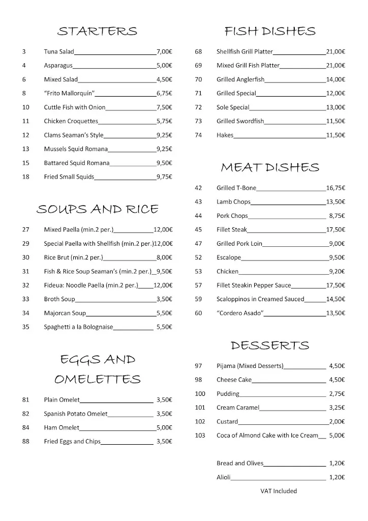 Menu_Restaurant Can Bernat de sa Parra_Porto Cristo_image_4