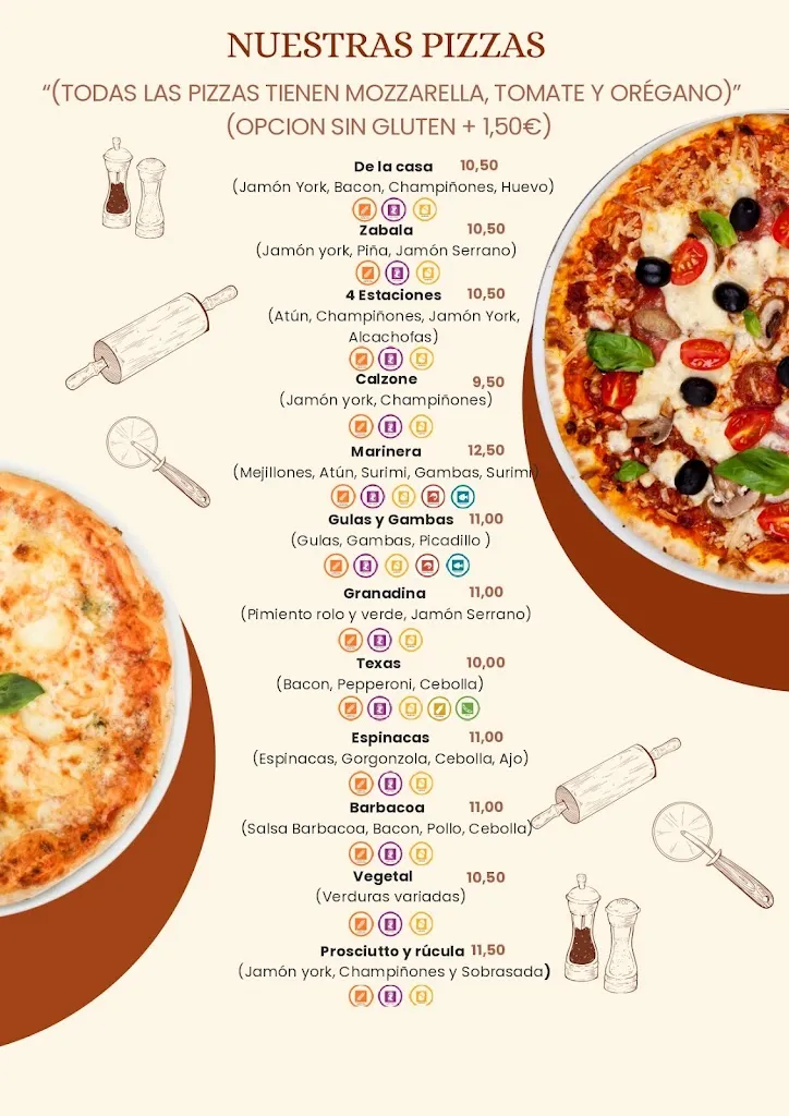Menu_Pizzeria , hamburgueseria, cafeteria Zabala_Porto Cristo_image_2