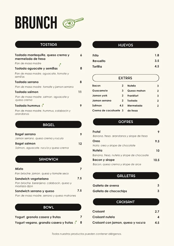 Menu_Bar Alegre Specialty coffee, brunch, and street food._Porto Cristo_image_4