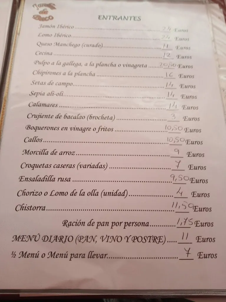 Menu_Restaurante Jardín de Baco_Santa Eugènia_image_1