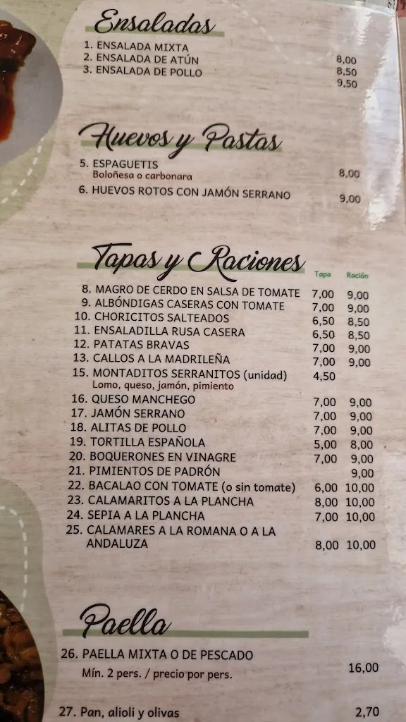 Menu_Restaurant Bar Benitez_Sant Antoni de Portmany_image_4