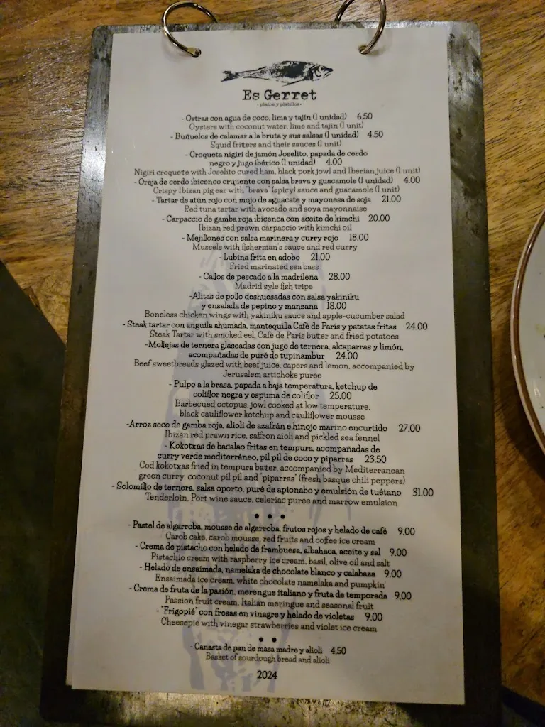 Menu_ES GERRET_Sant Antoni de Portmany_image_1