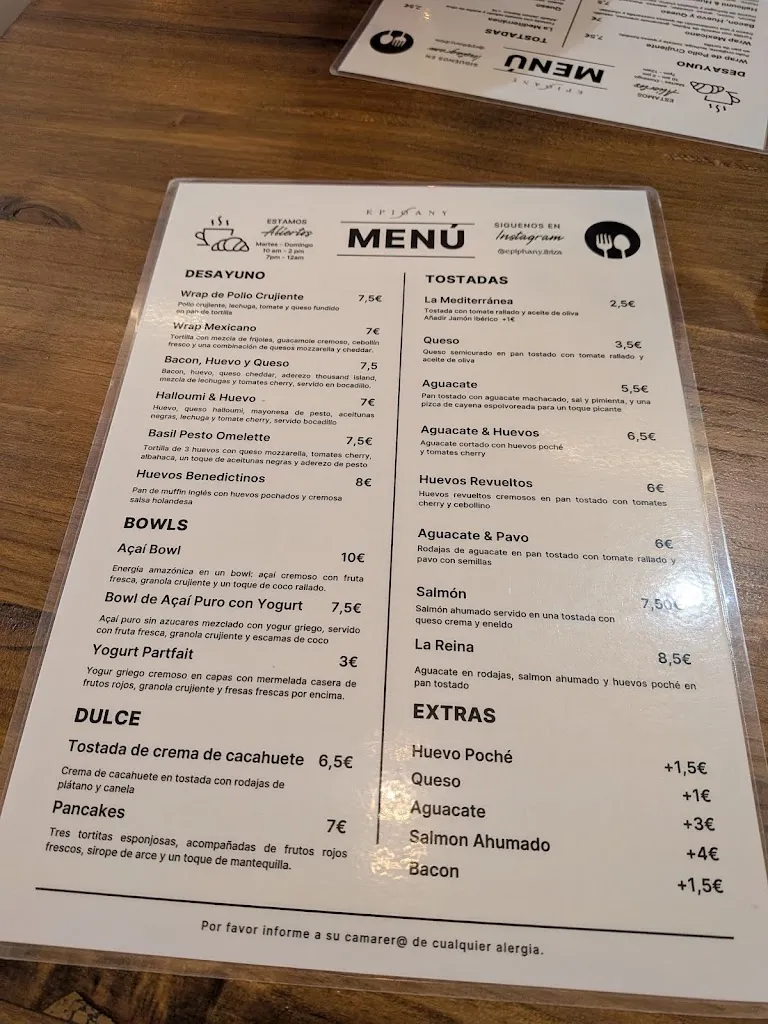 Menu_Epiphany Ibiza_Sant Antoni de Portmany_immagine_1