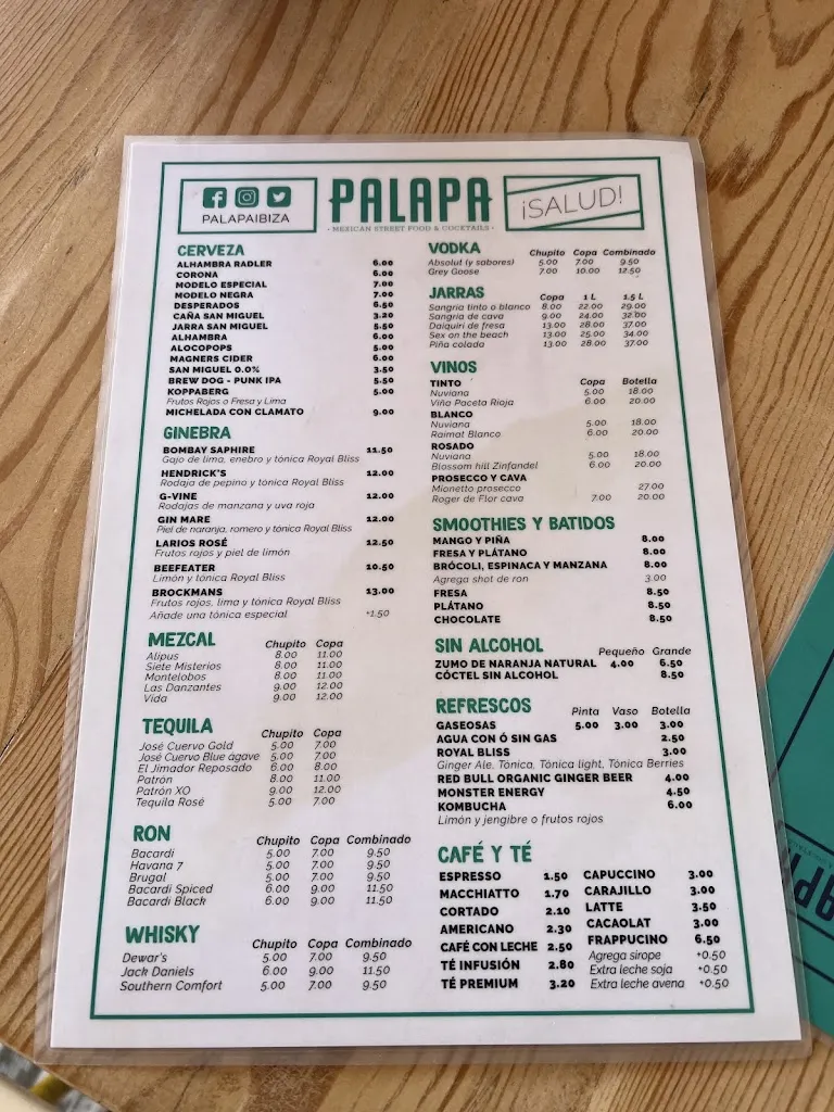 Menu_Palapa Ibiza_Sant Antoni de Portmany_image_1