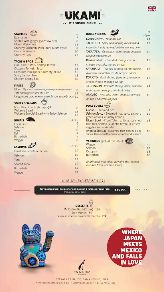 Menu_UKAMI Ibiza_Sant Antoni de Portmany_immagine_3