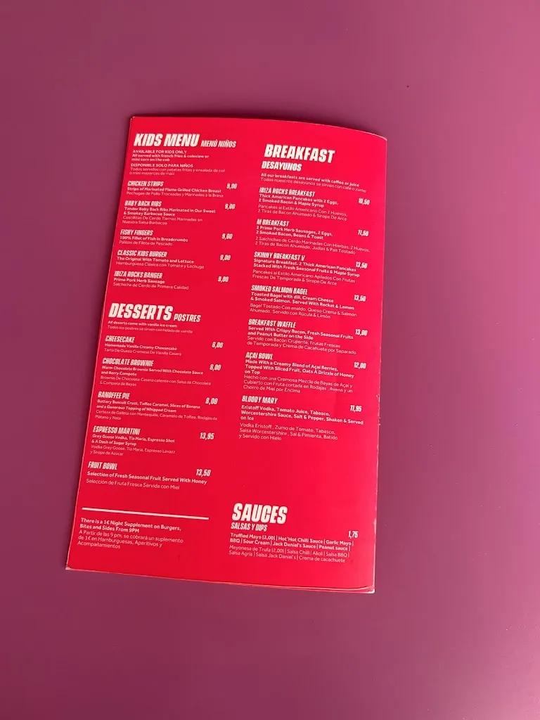 Menu_Ibiza Rocks Bar_Sant Antoni de Portmany_image_1