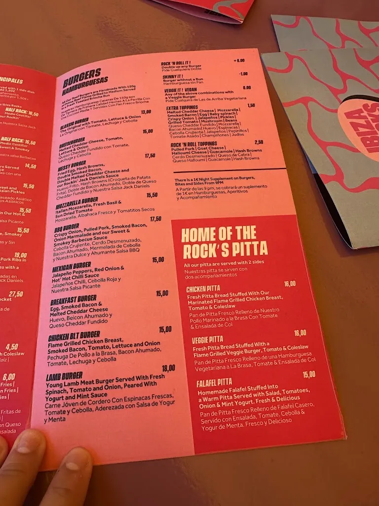 Menu_Ibiza Rocks Bar_Sant Antoni de Portmany_image_2