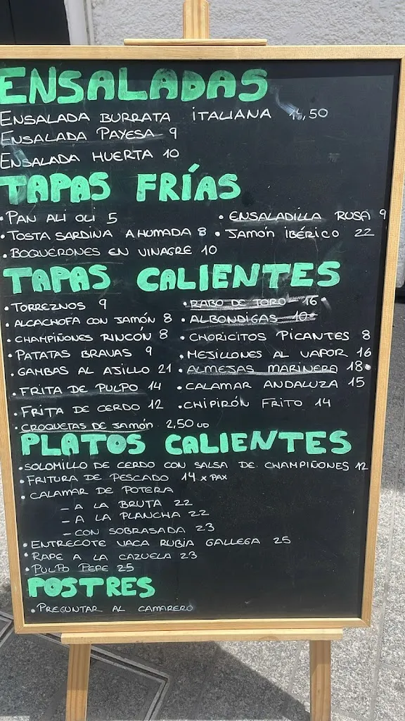 Menu_El Rincón de Pepe_Sant Antoni de Portmany_image_1