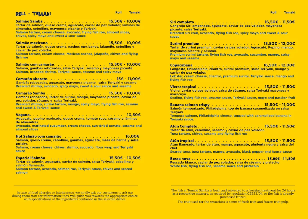 Menu_Temaki Samba_Sant Antoni de Portmany_image_1